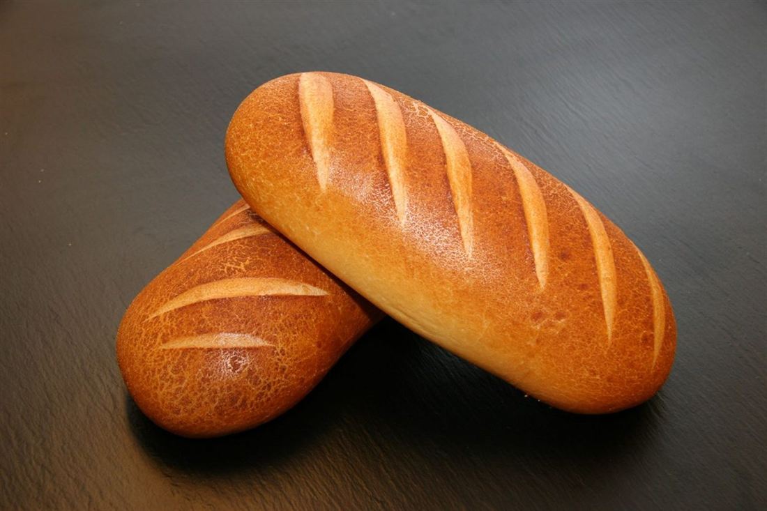 Fresh loaves of bread
